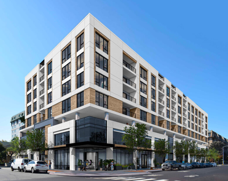 616 South B Street corner view, rendering by ARC TEC