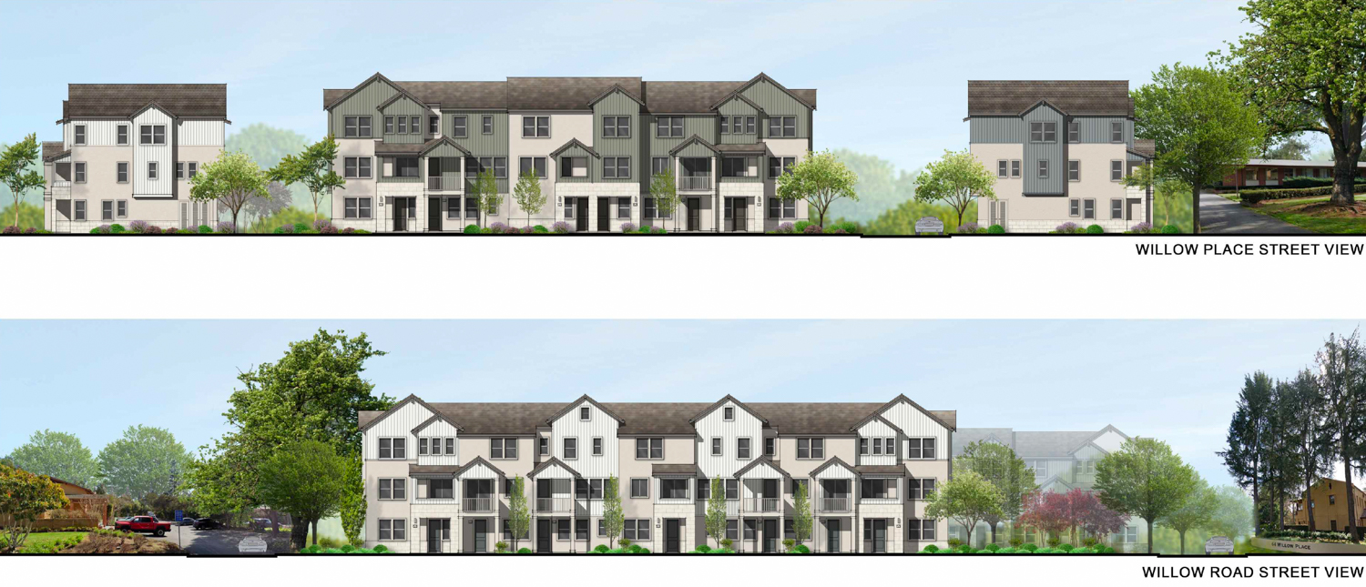 68 Willow Road elevation, illustration by SDG Architects