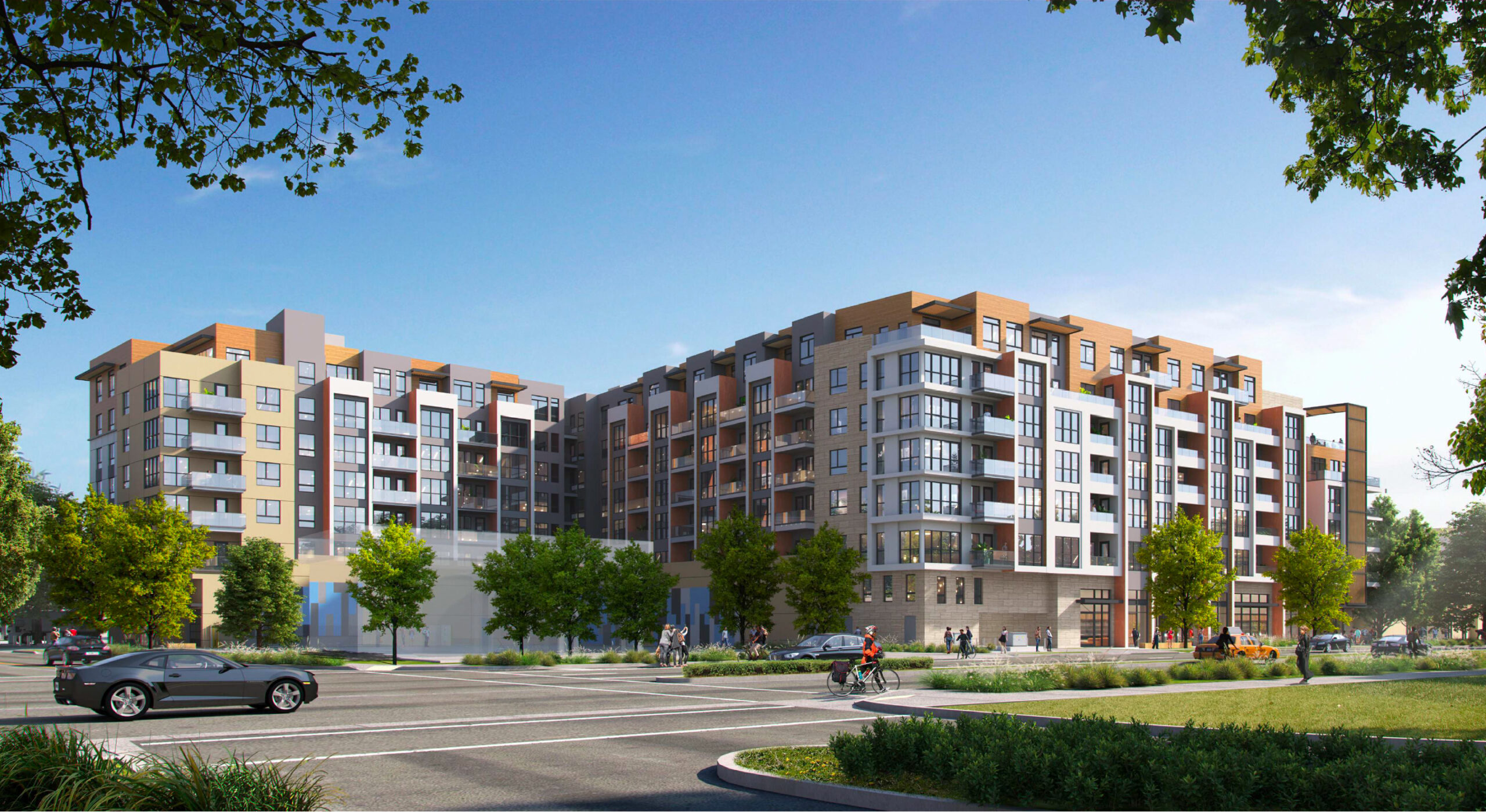 762 San Antonio Road pedestrian view, rendering by Studio T-Square