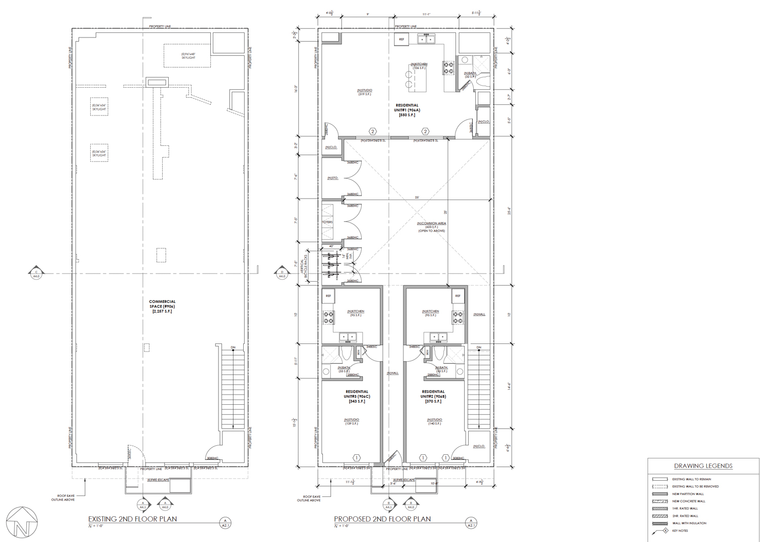 906 Clement Street second-floor, illustration by T Square Design