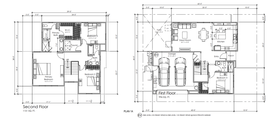 DePaul Residences Sample Floorplan, image by KTGY