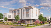 Laurel Landing establishing view, rendering by TCA Architects