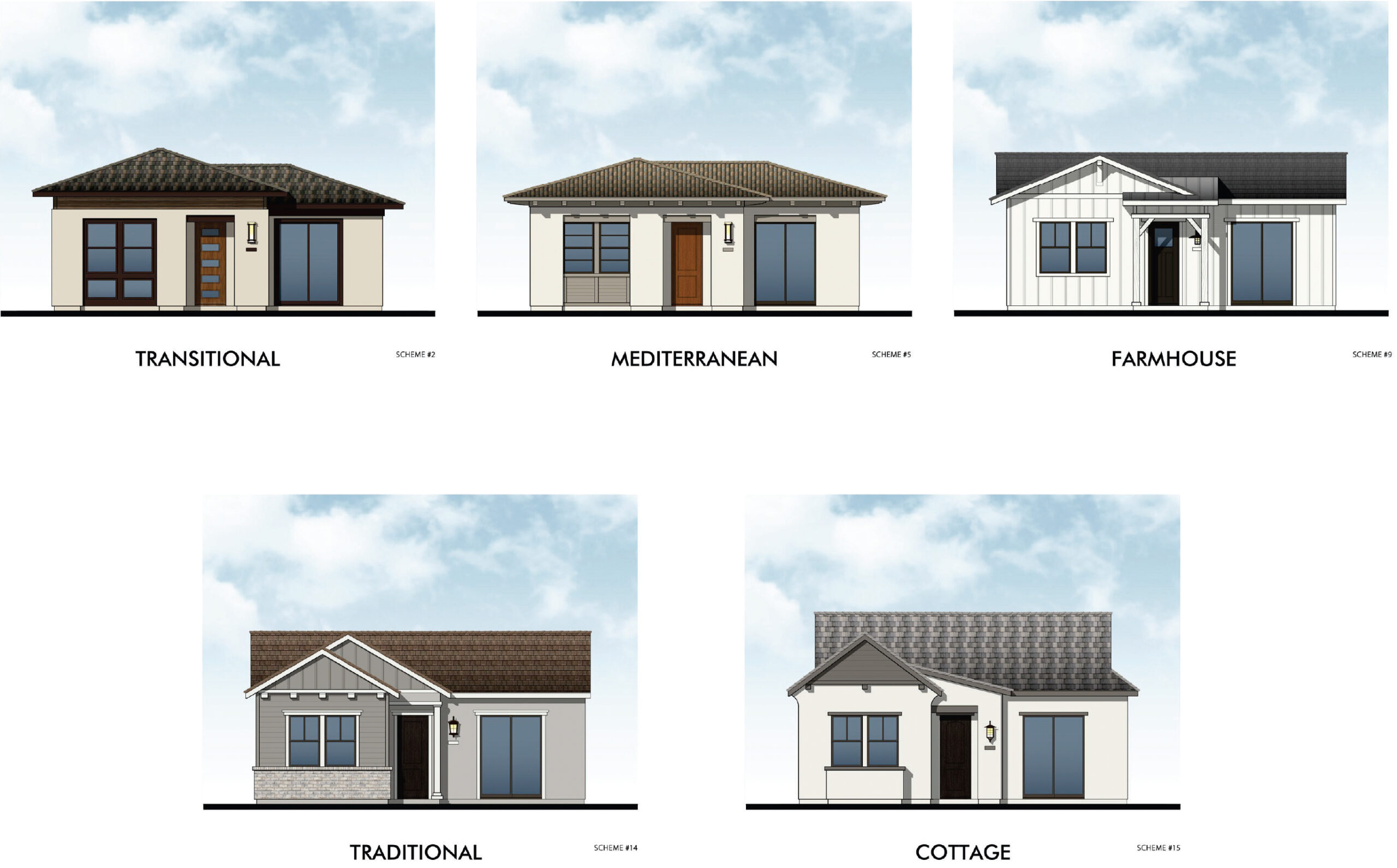 Martin Hills Ranch accessory dwelling units, illustration by Bassenian Lagoni Architects