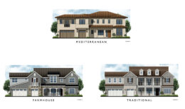 Martin Hills Ranch two-story houses, illustration by Bassenian Lagoni Architects