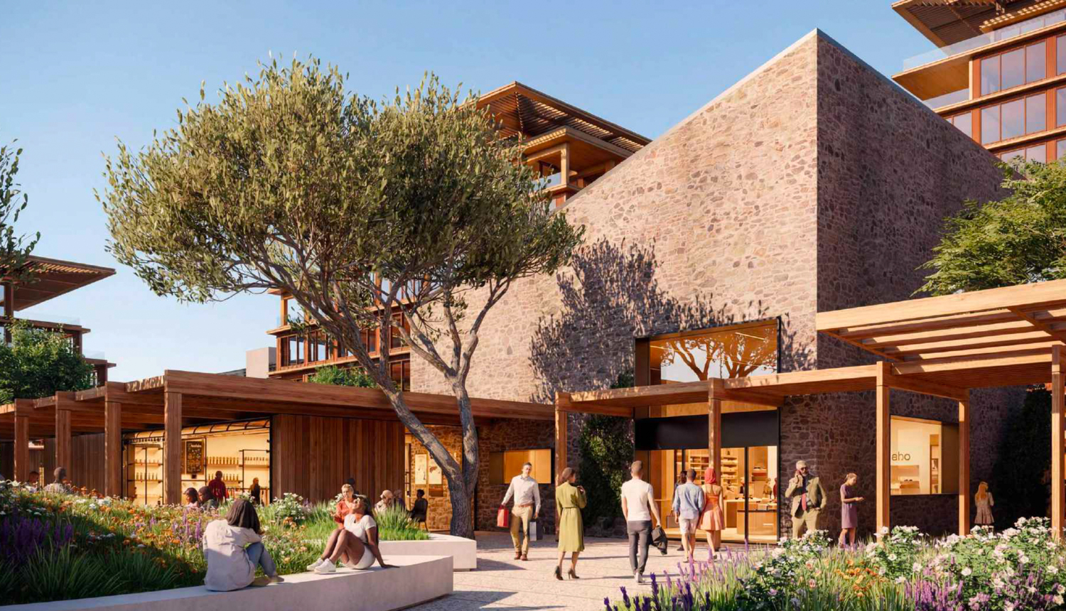 Parkline office space amenities, rendering by SOM