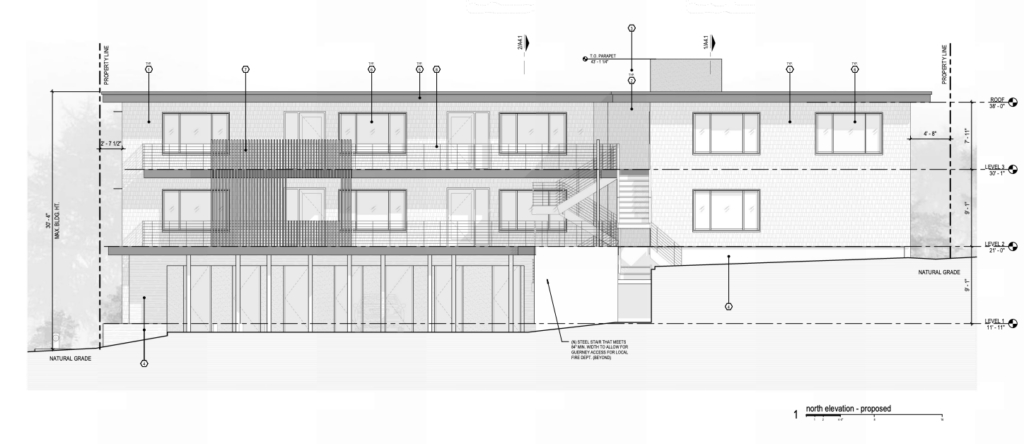 2015 Bridgeway Sample Elevation, image by Sean Bailey Design