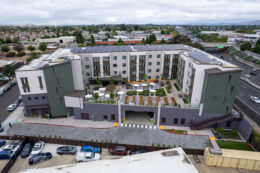 Timber Senior Apartments aerial view, image by Alain McLaughlin