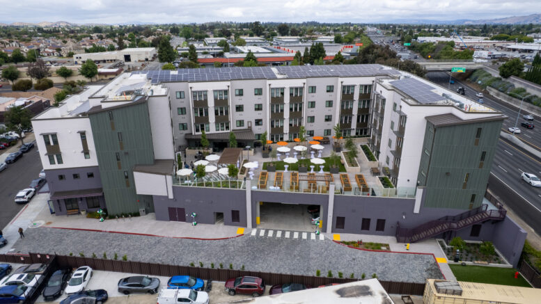 Timber Senior Apartments aerial view, image by Alain McLaughlin