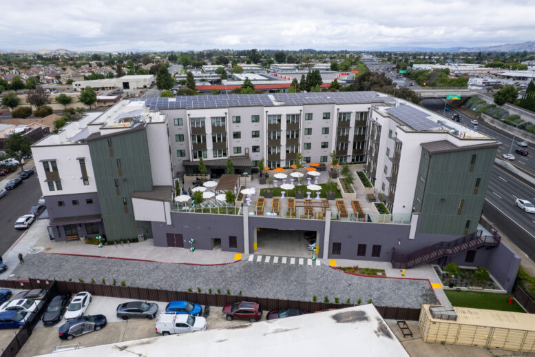 Timber Senior Apartments aerial view, image by Alain McLaughlin