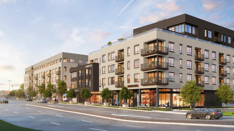 11 El Camino Real, rendering by KTGY