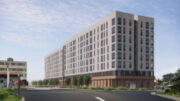 1234 Great Highway seen from across Lincoln Way, low-resolution illustration by Cahill Contractors