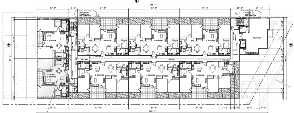 161 Rancho Drive Second Floor Plan, image via 161 Rancho LLC