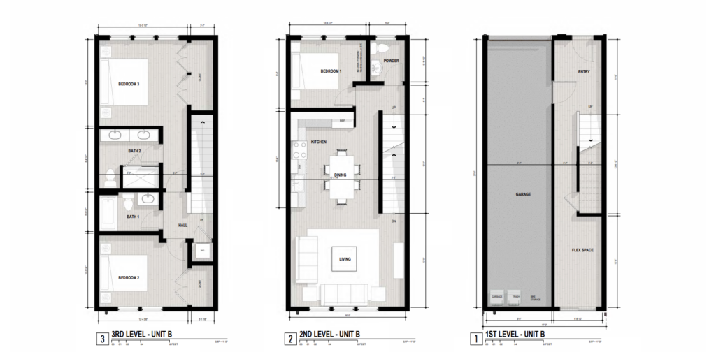 2330 Prince Street Sample Unit Design, image by Left Coast Architecture