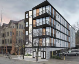 2614 Telegraph Avenue Building Rendering, image via Gunkle Architechture