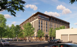 2700 Shattuck Avenue establishing view, rendering by SDT Architects