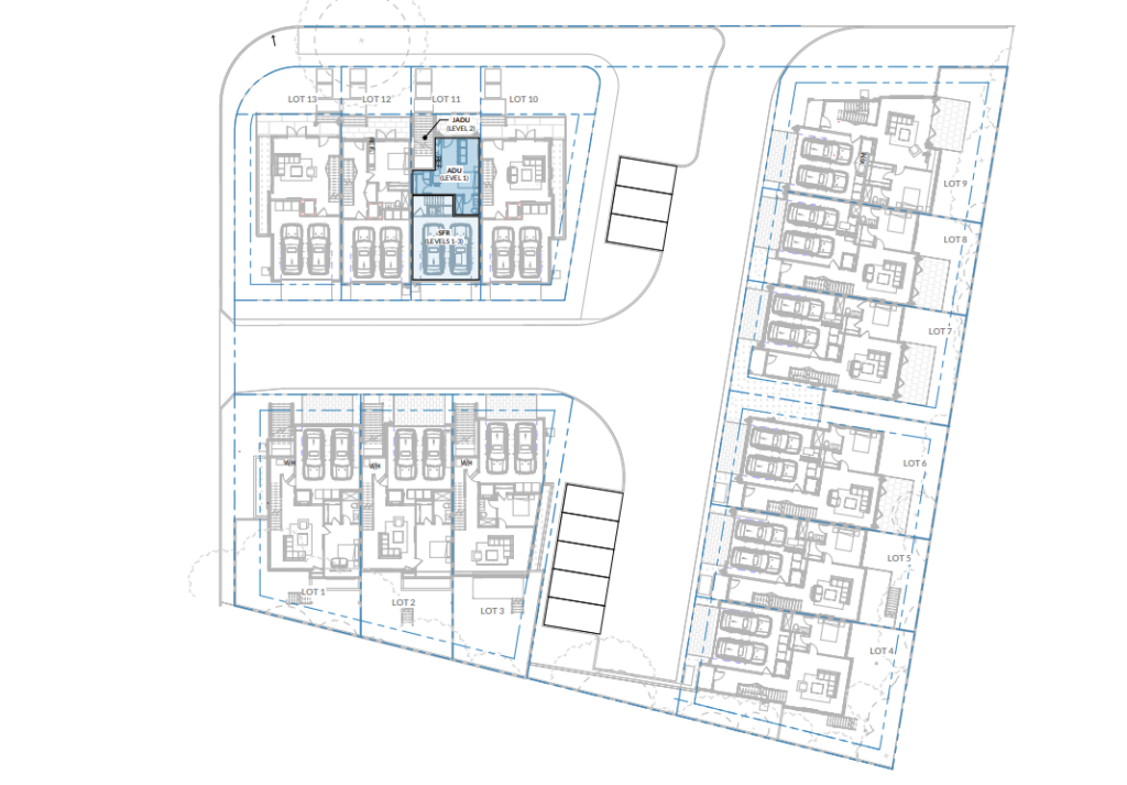 4103 Old Trace Road Site Plan, image by Ponderosa Architecture