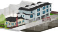 434 Crescent Avenue, illustration courtesy GKW Architects