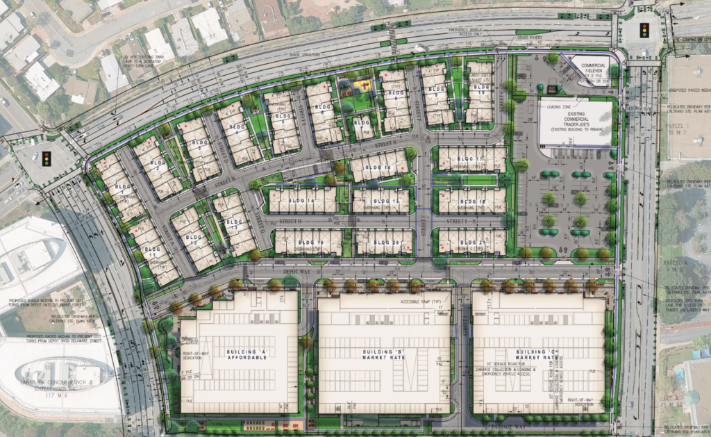 690 Concar Drive Updated Site Plan, image by KTGY