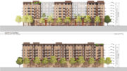 700 B Street north and south elevations, illustration by SDT Architects