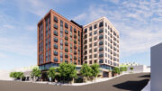 85 West Portal Avenue establishing view, rendering by Handel Architects