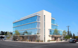 945 South Bascom Avenue corner view, rendering by Arc Tec