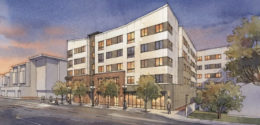 295 South Mathilda Avenue Concept Rendering, image by Dahlin Group