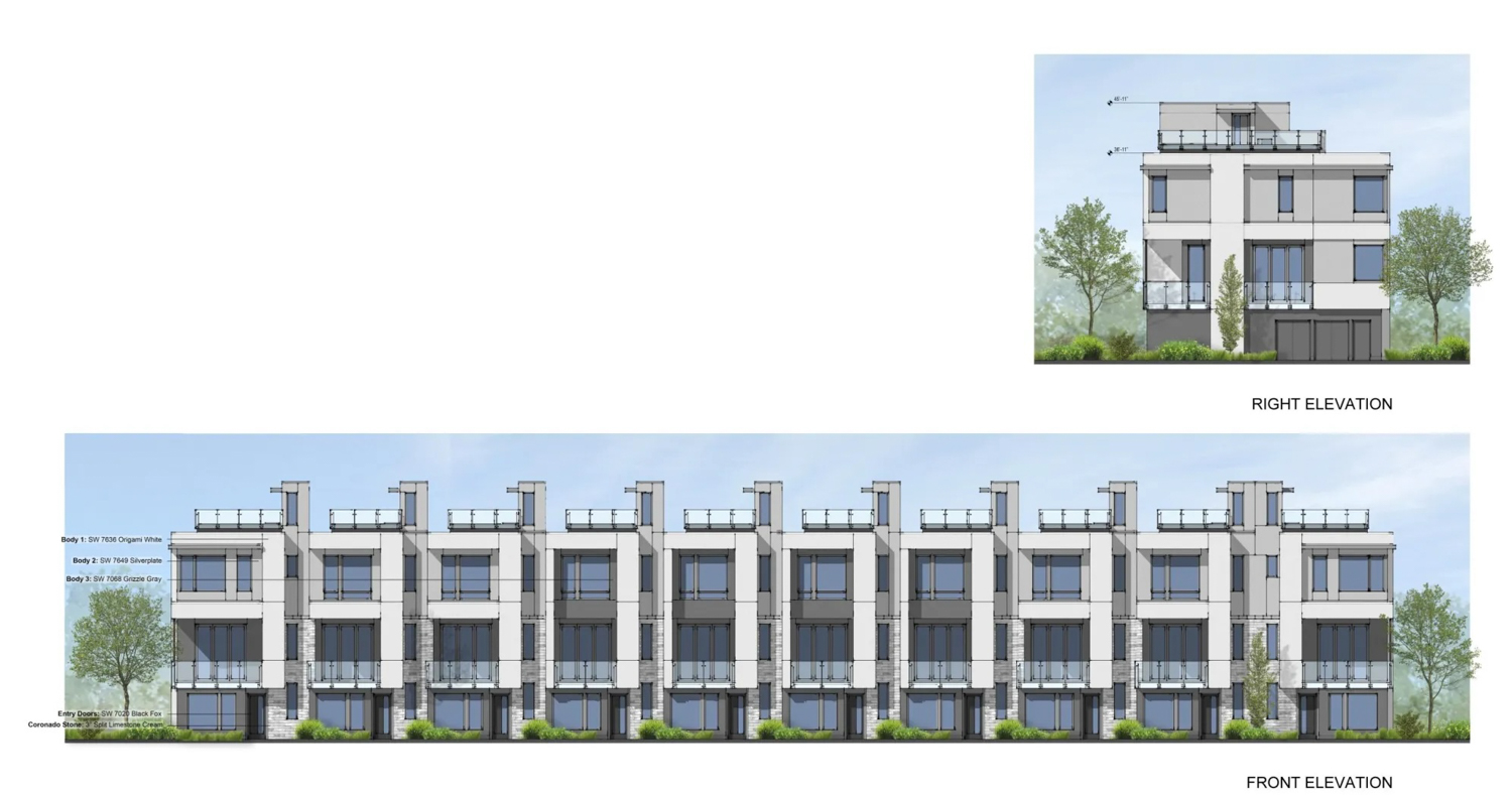 110 Glenwood Avenue ten-unit multiplex, illustration by SDG Architects