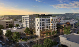 1532 Mount Diablo Bouldevard Main Rendering, image by Perry Architects