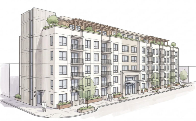 2181 Park Boulevard, illustration courtesy City of Palo Alto