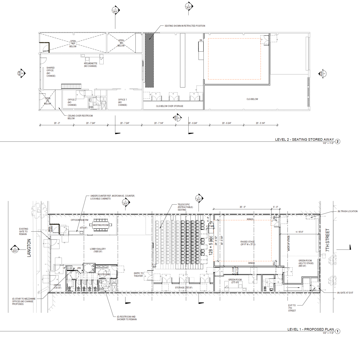 262 7th Street floor plans, illustration by Pyatok Architects