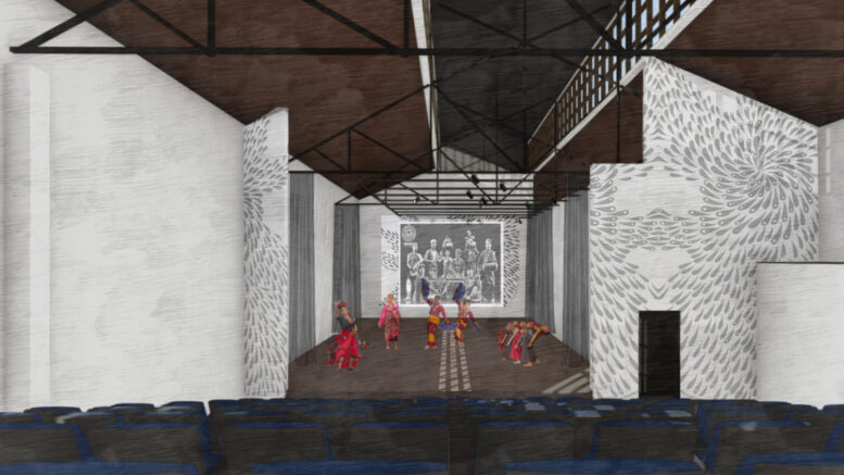 262 7th Street performing arts theater, rendering by Pyatok Architects