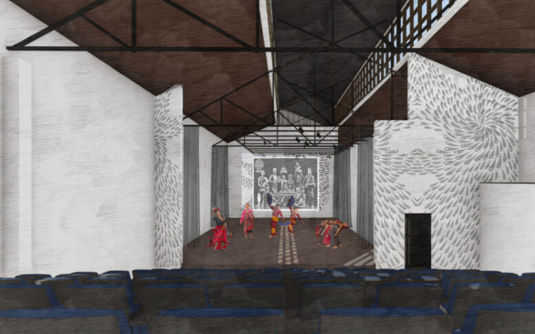 262 7th Street performing arts theater, rendering by Pyatok Architects