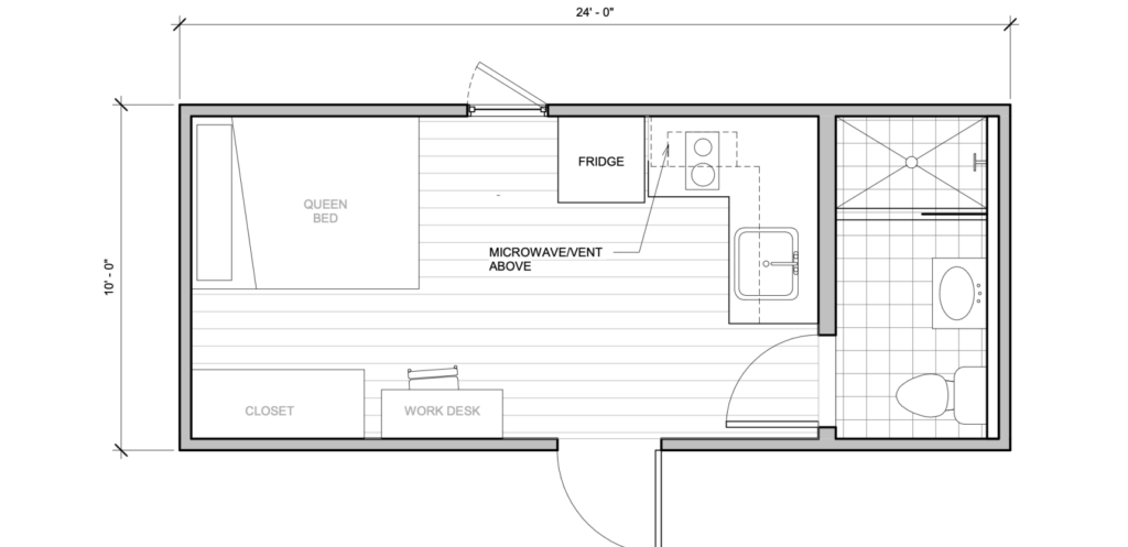 2809 Rio Linda Boulevard Sample Unit Plan, image via City of Sacramento