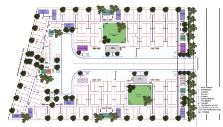2809 Rio Linda Boulevard Site Plan, image via City of Sacramento