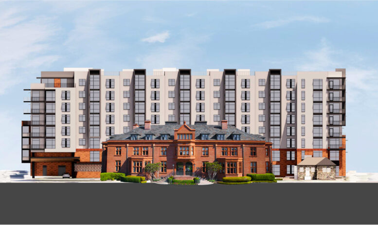 3400 Laguna Street front view, rendering by HKIT Architects