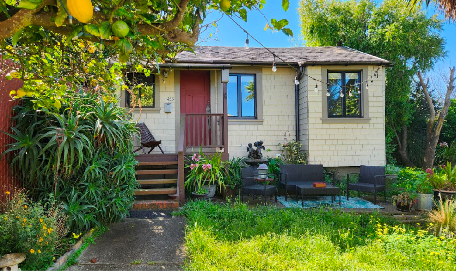 455 Liberty Street earthquake refugee shack, image courtesy San Francisco Planning Department