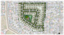 511 Cozy Drive site plan, illustration by SDG Architects