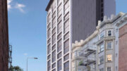 550 O’Farrell Street, rendering by HGA Architects