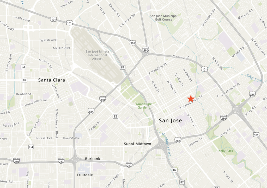 700 East Stain John Street Site Location, image via ArcGIS Online