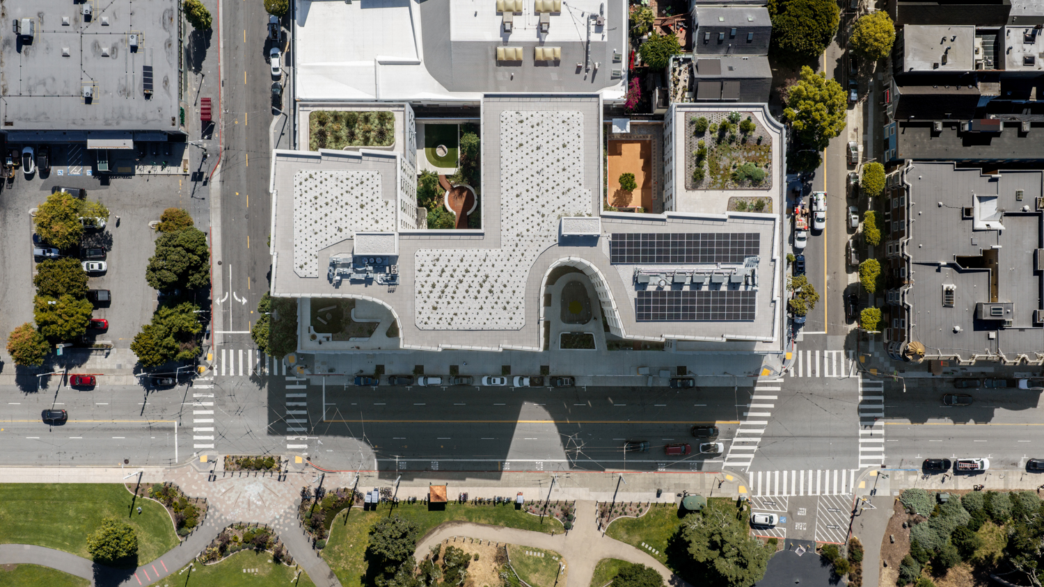 730 Stanyan Street aerial overview, image by Jason O'Rear