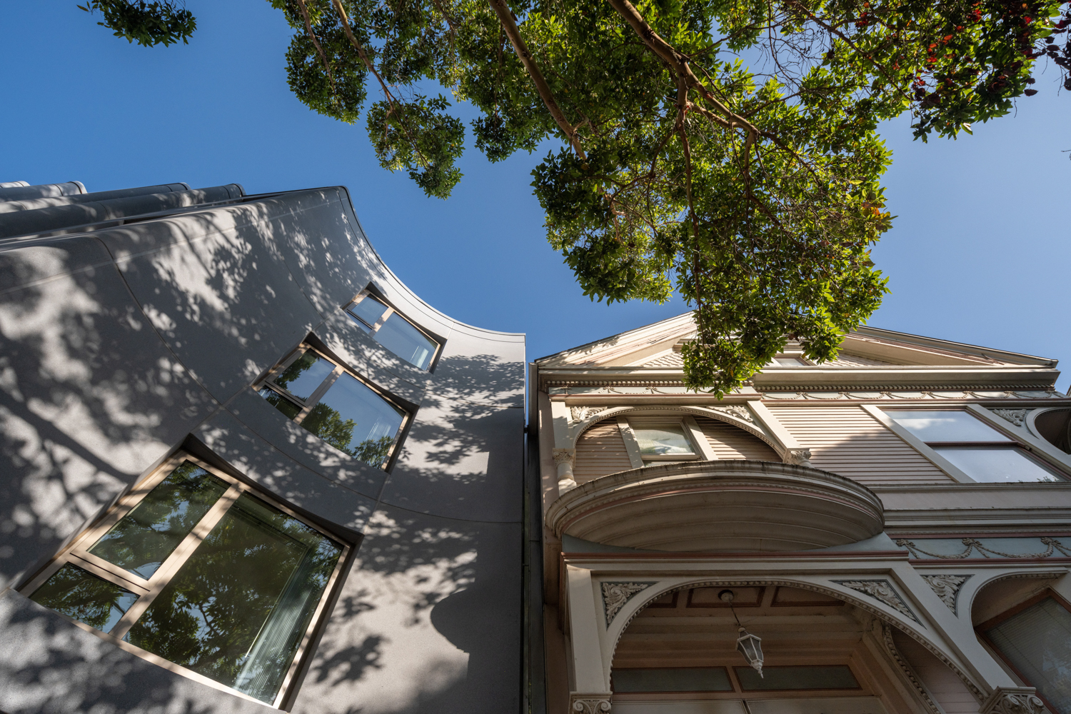 730 Stanyan Street corner carve-out for neighbors at 762 Waller Street, image by Jason O'Rear
