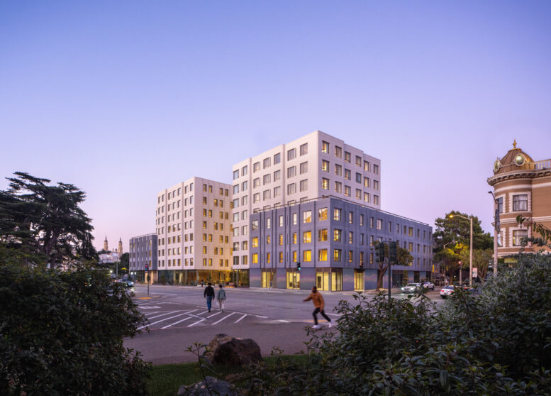 730 Stanyan Street evening view, image by Jason O'Rear