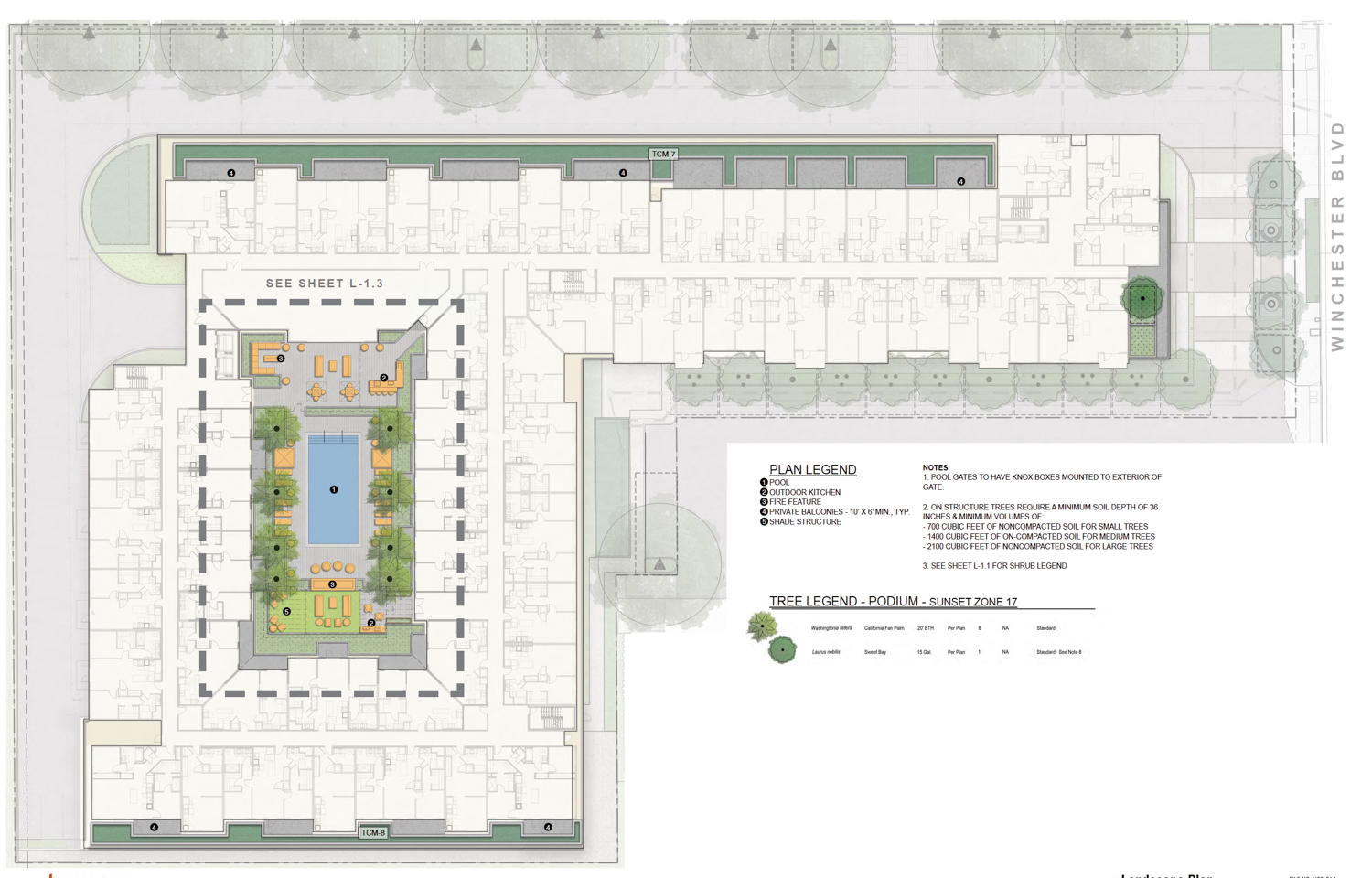 741 South Winchester Boulevard, illustration by Bensman Design Studio