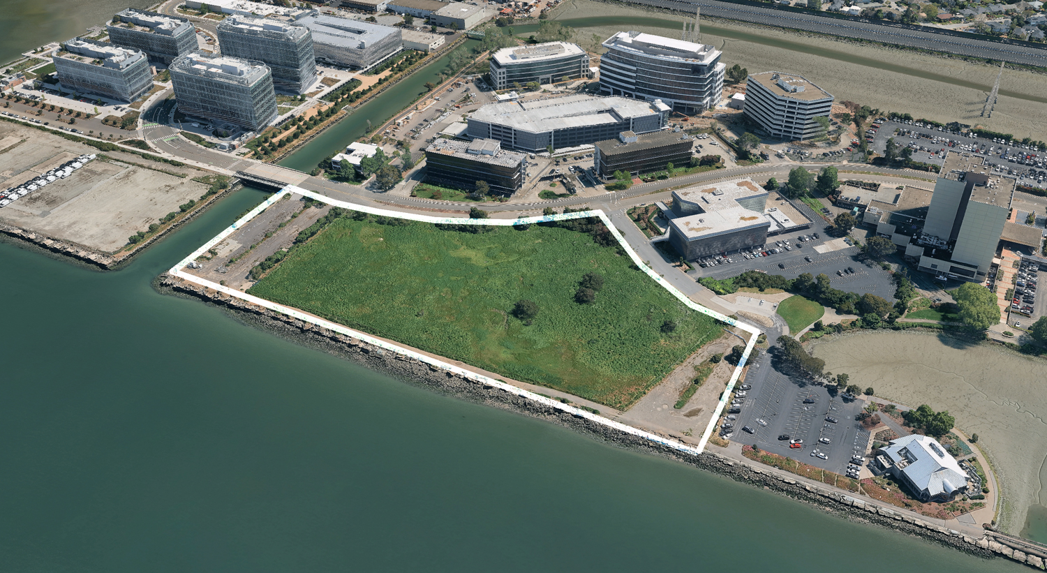 Bay Rise Park site, image courtesy Google Satellite