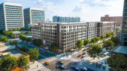 Icon Echo aerial overview, rendering by BDE Architecture