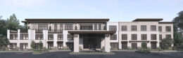 1350 Montego Way porte cochere, rendering by B.Hills Architecture
