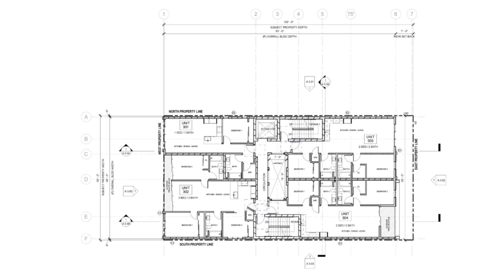 2051 Market Street Sample Floor Plan, image by Winder Gibson