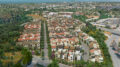 3000 Clearview aerial perspective looking east to the Bay, rendering by KTGY
