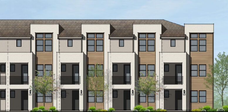 4146 El Camino Real front elevation, illustration by SDG Architects