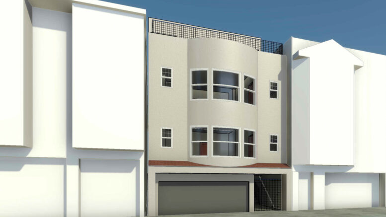 445 19th Avenue, rendering by Caha Design Group